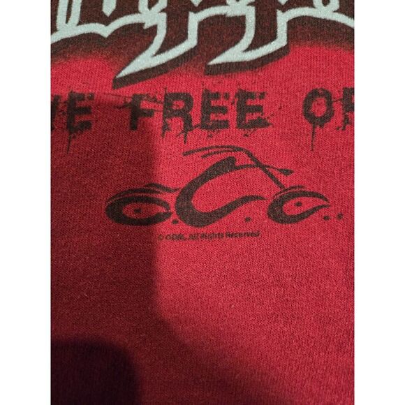 Vintage Y2K 2000s Orange‎ County Choppers Biker Sweatshirt Crewneck - Picture 4 of 8